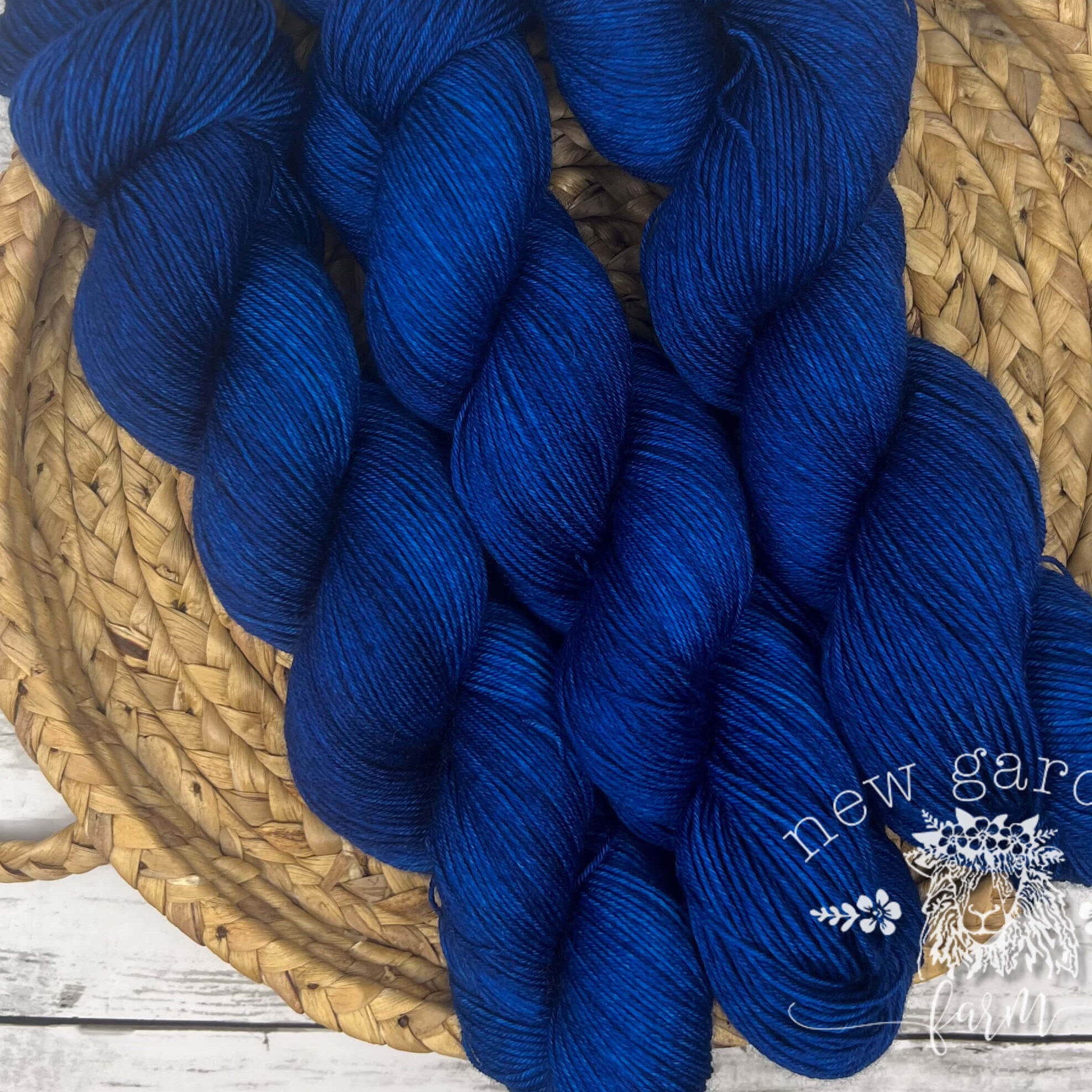Blue Face Leicester - Hand Dyed Dk Yarn